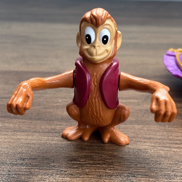 VINTAGE Burger King Toys 1992 DISNEY ALADDIN JASMINE ABU RAJAH JAFAR Figures - Picture 9 of 16